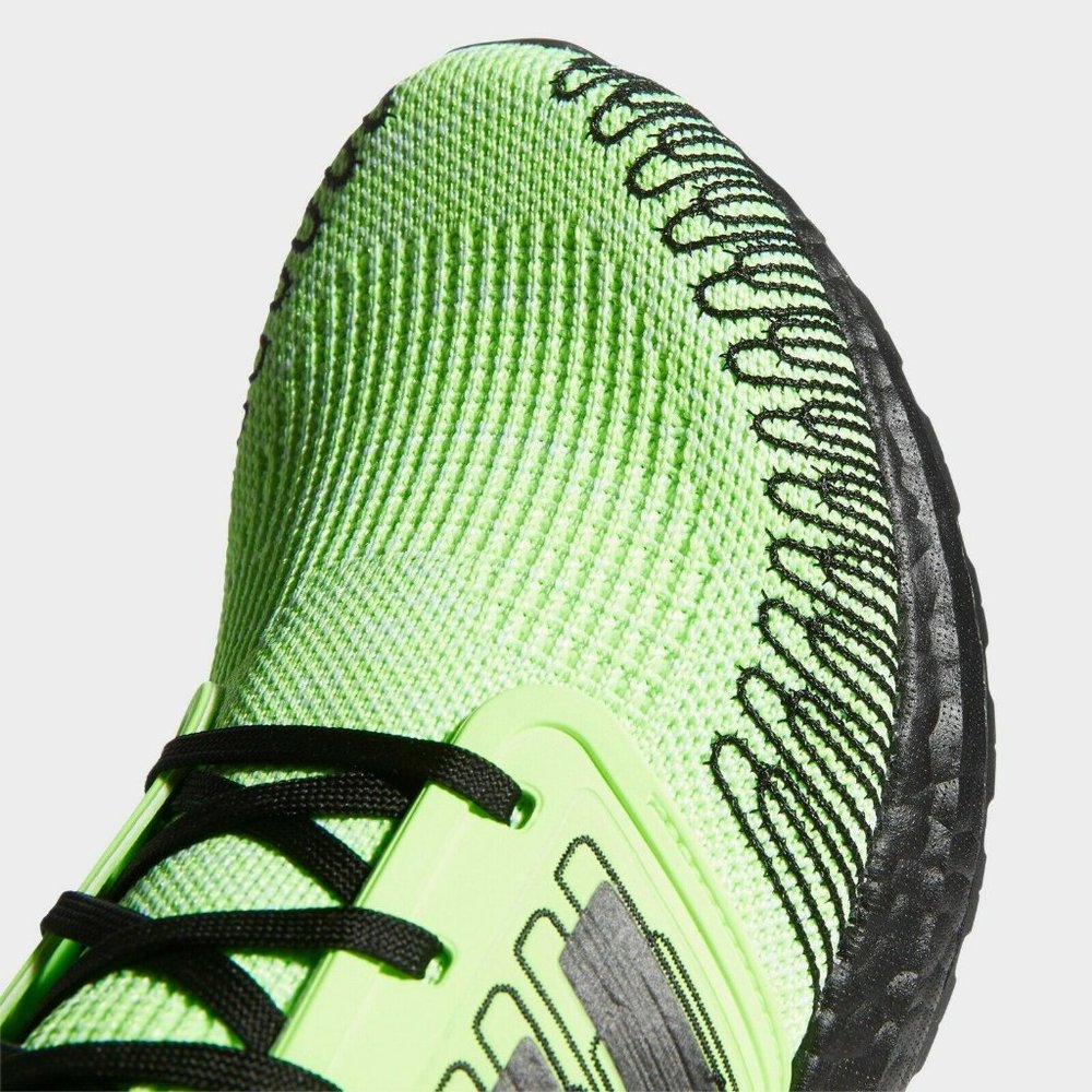 Adidas Ultraboost 20 Low Top Mens Running Shoes Green Black FY8984 New Sz 9.5 - Picture 6 of 8